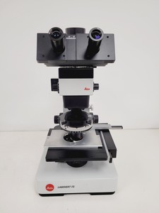 Thumbnail image of Leitz Labovert FS Inverted Microscope with Light Source and 3 x Objectives Lab