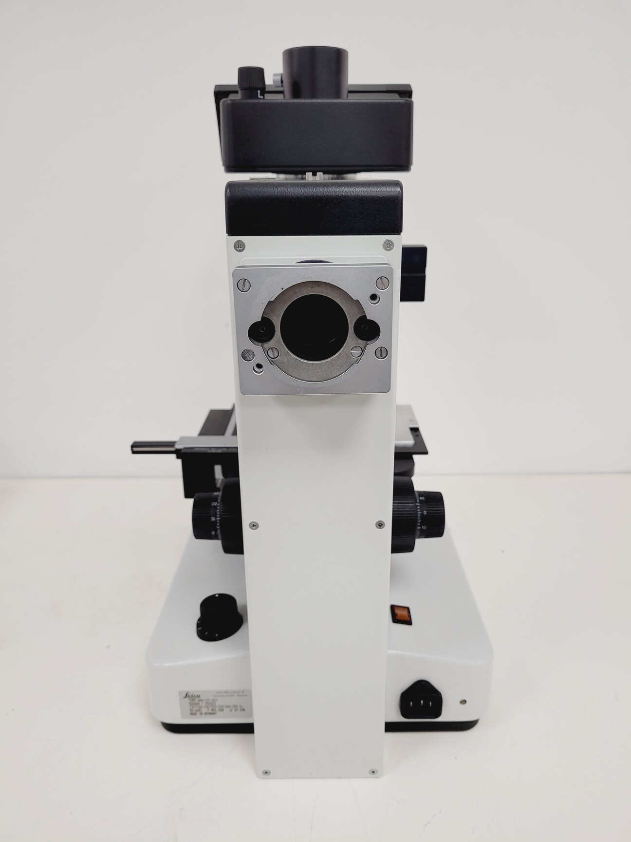 Image of Leitz Labovert FS Inverted Microscope with Light Source and 3 x Objectives Lab