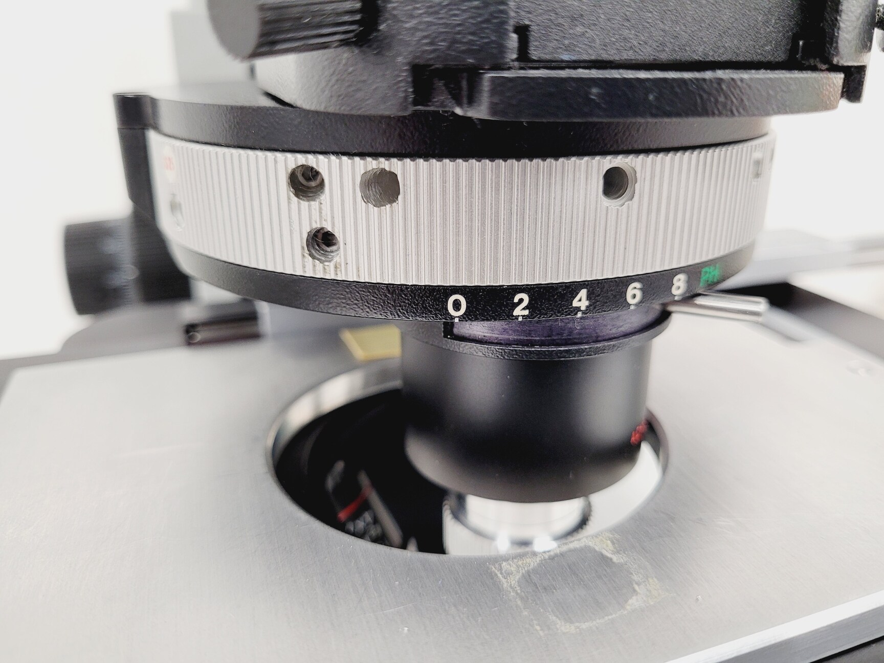 Image of Leitz Labovert FS Inverted Microscope with Light Source and 3 x Objectives Lab