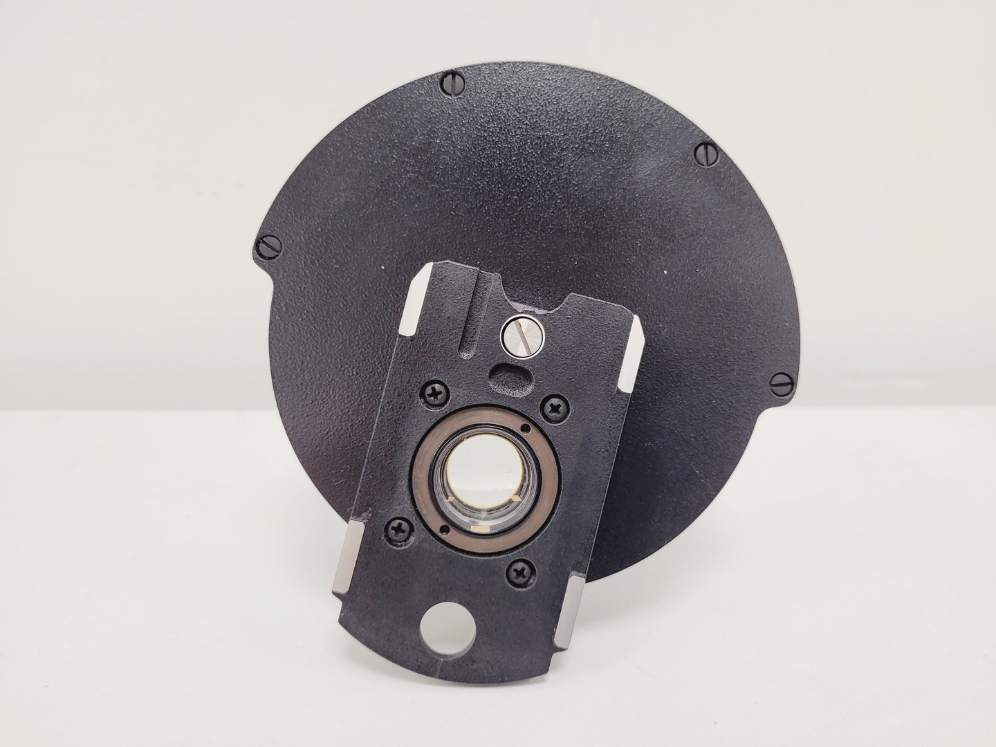 Image of Leitz Labovert FS Inverted Microscope with Light Source and 3 x Objectives Lab