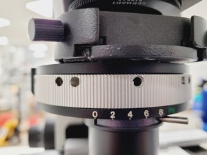 Thumbnail image of Leitz Labovert FS Inverted Microscope with Light Source and 3 x Objectives Lab