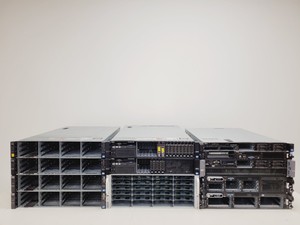 Thumbnail image of Dell PowerEdge/Supermicro Server Blade Rack Mounting Job Lot - R720xd, 2950