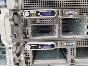 Thumbnail image of Dell PowerEdge/Supermicro Server Blade Rack Mounting Job Lot - R720xd, 2950