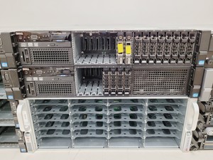 Thumbnail image of Dell PowerEdge/Supermicro Server Blade Rack Mounting Job Lot - R720xd, 2950