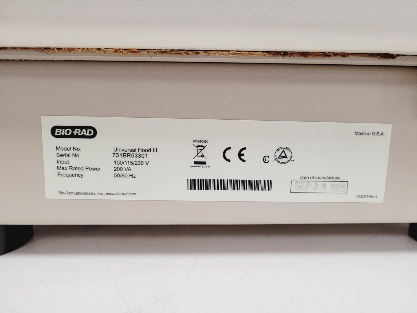 Image of Bio-Rad ChemiDoc MP Imaging System Universal Hood III Lab