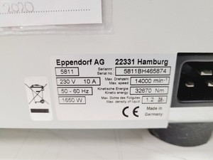 Thumbnail image of Eppendorf 5810R Refrigerated Laboratory Centrifuge Lab