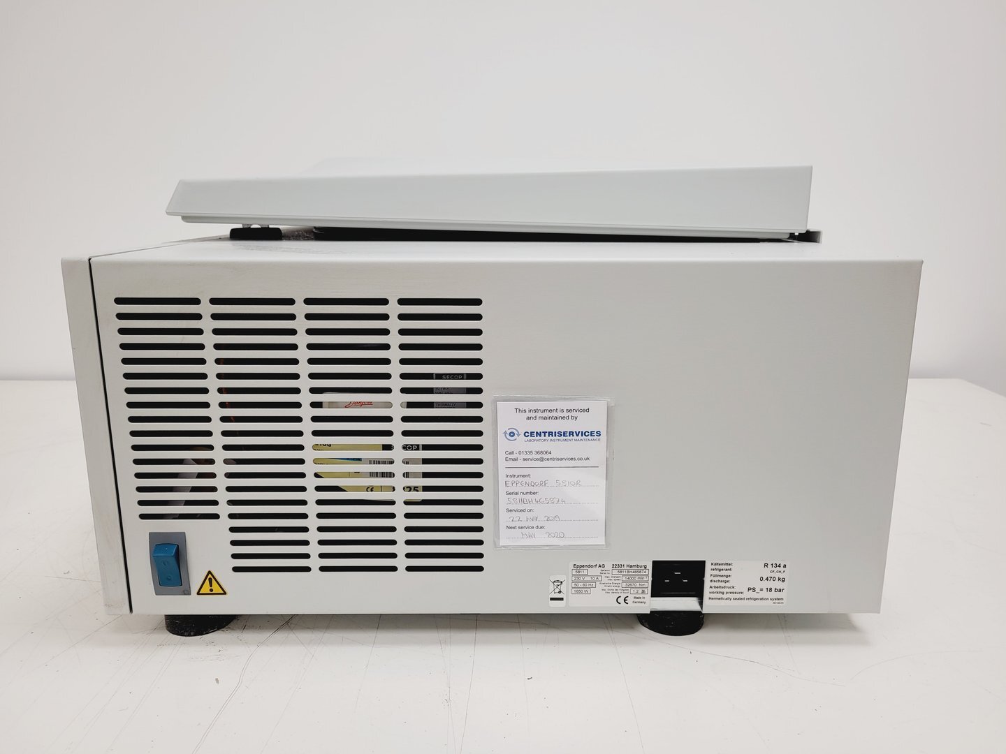 Image of Eppendorf 5810R Refrigerated Laboratory Centrifuge Lab