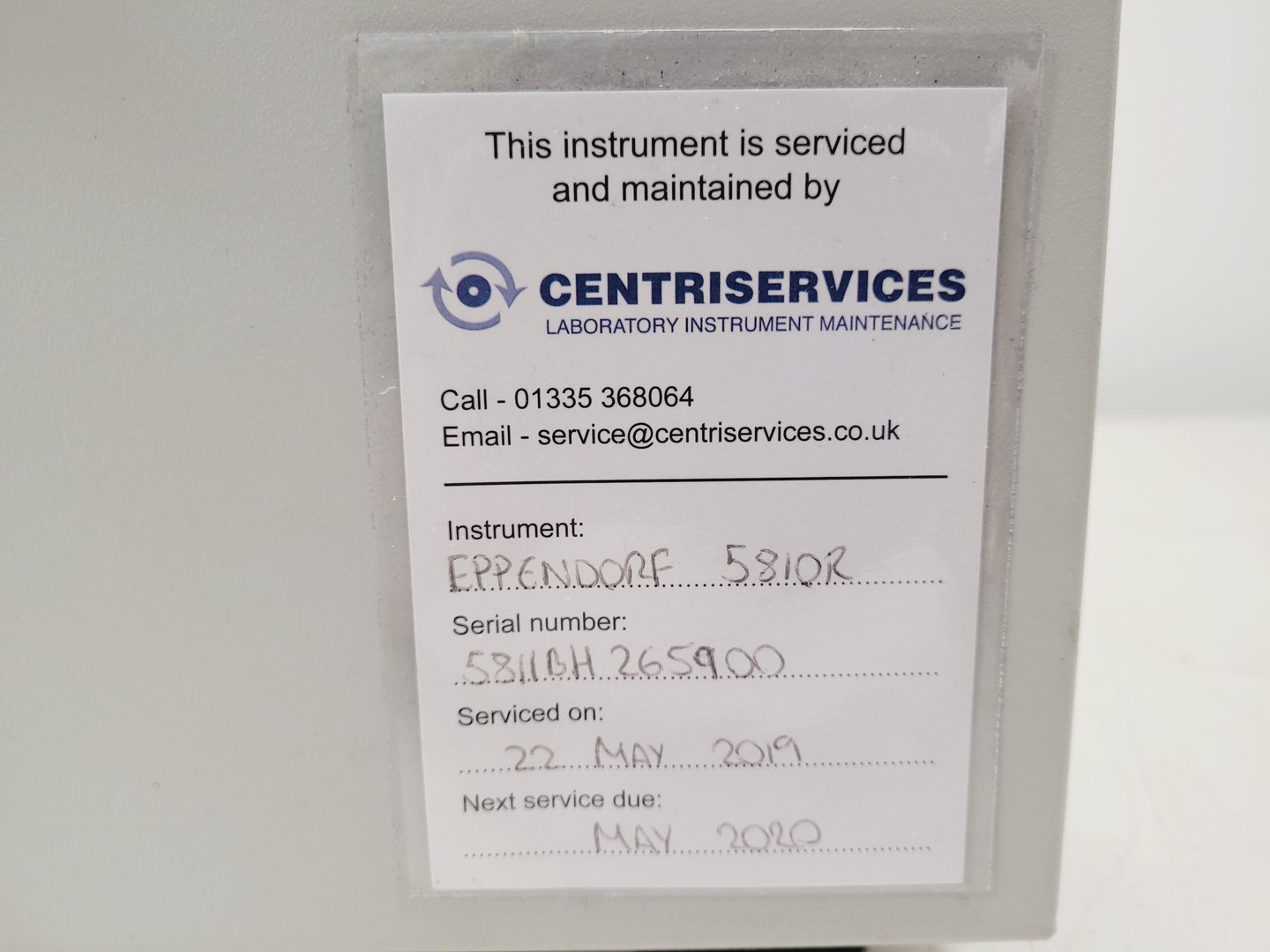Image of Eppendorf 5810R Laboratory Refrigerated Centrifuge Lab