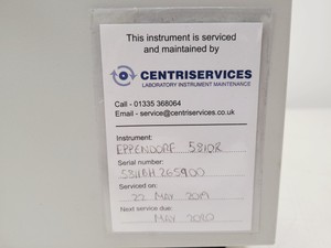 Thumbnail image of Eppendorf 5810R Laboratory Refrigerated Centrifuge Lab