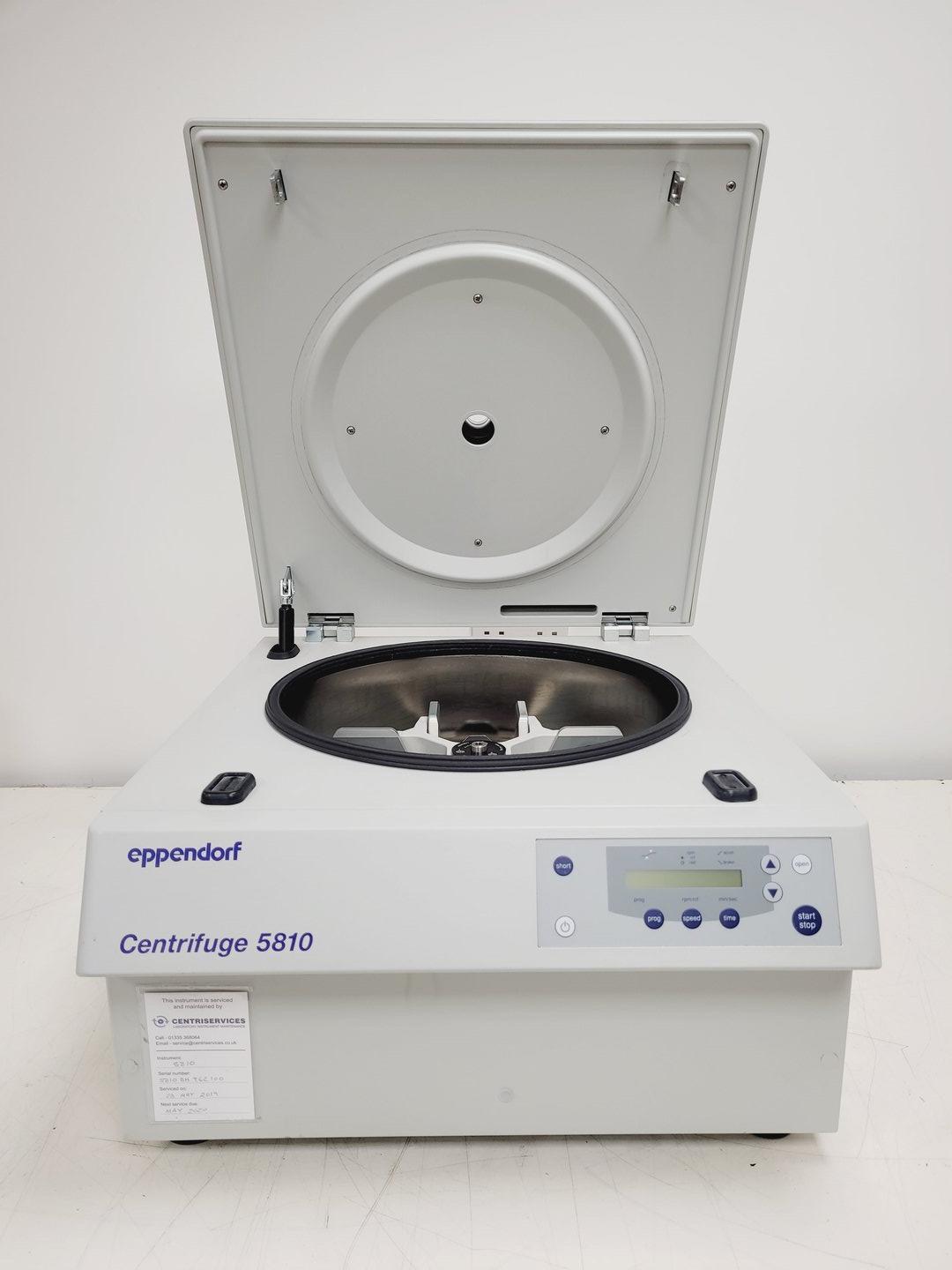 Image of Eppendorf 5810 Benchtop Laboratory Centrifuge with 4000rpm Rotor Lab