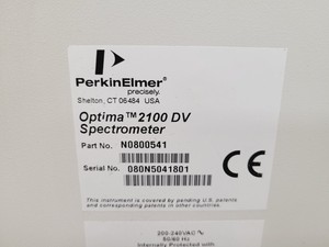 Thumbnail image of Perkin Elmer Optima 2100 DV Optical Emission Spectrometer Lab