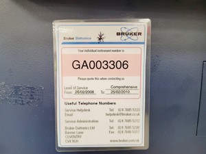 Thumbnail image of Bruker Ultraflex III LRF200 - CID Mass Spectrometer Lab Spares/Repairs