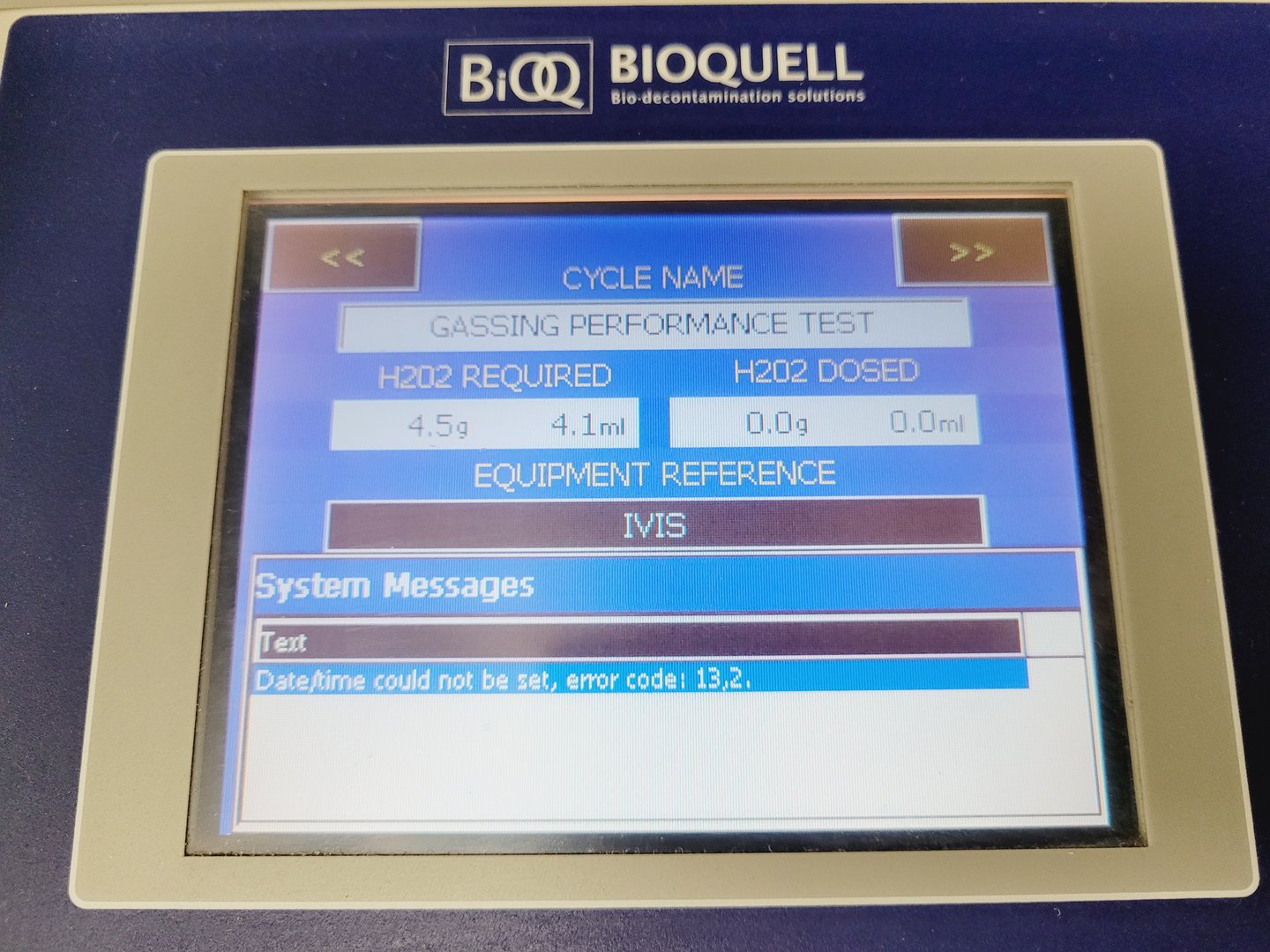 Image of Bioquell Clarus L2 Hydrogen Peroxide Vapor Generator Lab