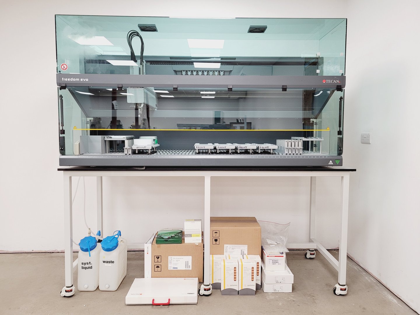 Image of Tecan Freedom Evo-2 200 Base Liquid Handler Evoware with Stand