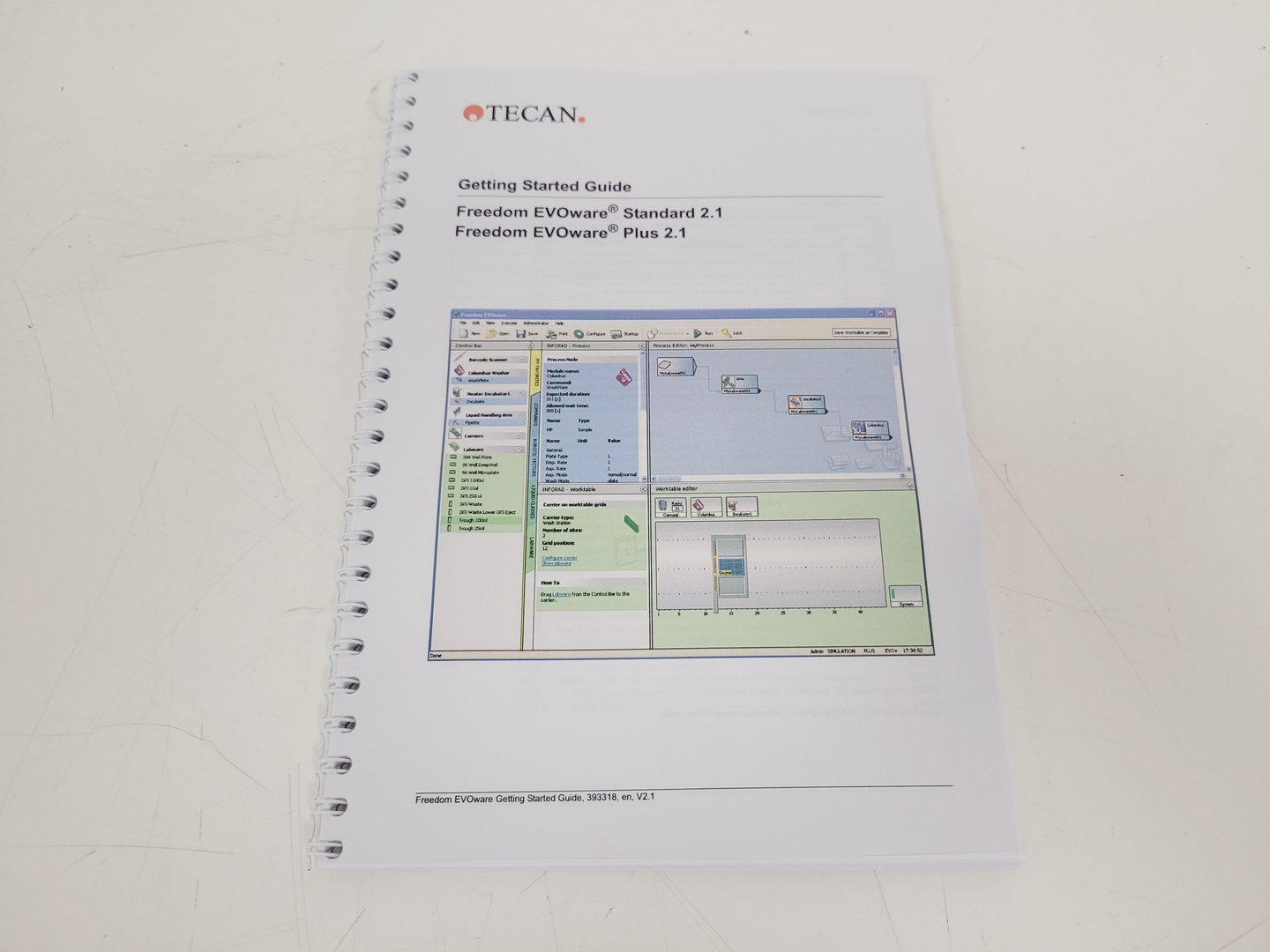 Image of Tecan Freedom Evo-2 200 Base Liquid Handler Evoware with Stand