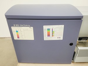 Thumbnail image of BD Biosciences FACSAria II Cell Sorter w/ Fluids Cart PC & Accessories Lab