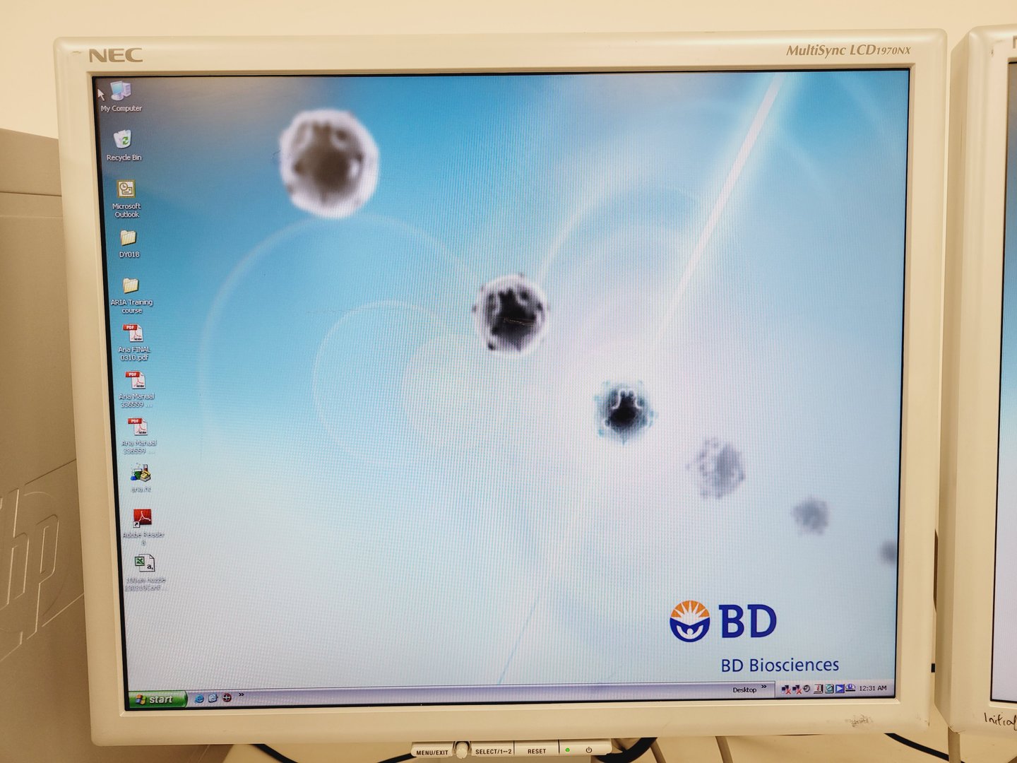 Image of BD Biosciences FACSAria II Cell Sorter w/ Fluids Cart PC & Accessories Lab