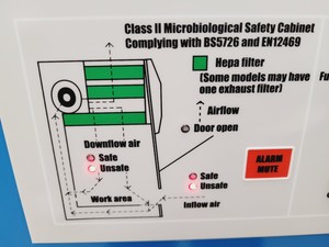 Thumbnail image of Walker Class 2 II Microbiological Safety Cabinet with Stand Lab