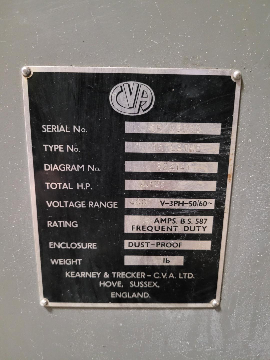 Image of CVA Model 1A Series 111 Engineering Workshop Lathe & Tool Cabinet
