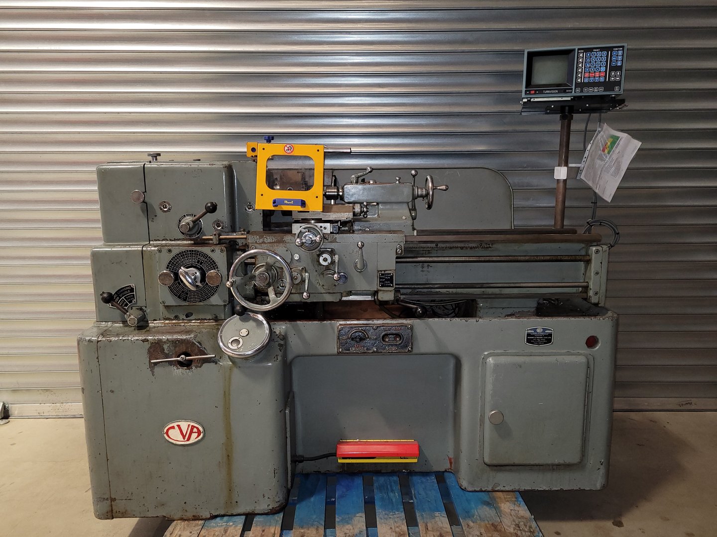 Image of CVA Model 1A Series 111 Engineering Workshop Lathe & Tool Cabinet