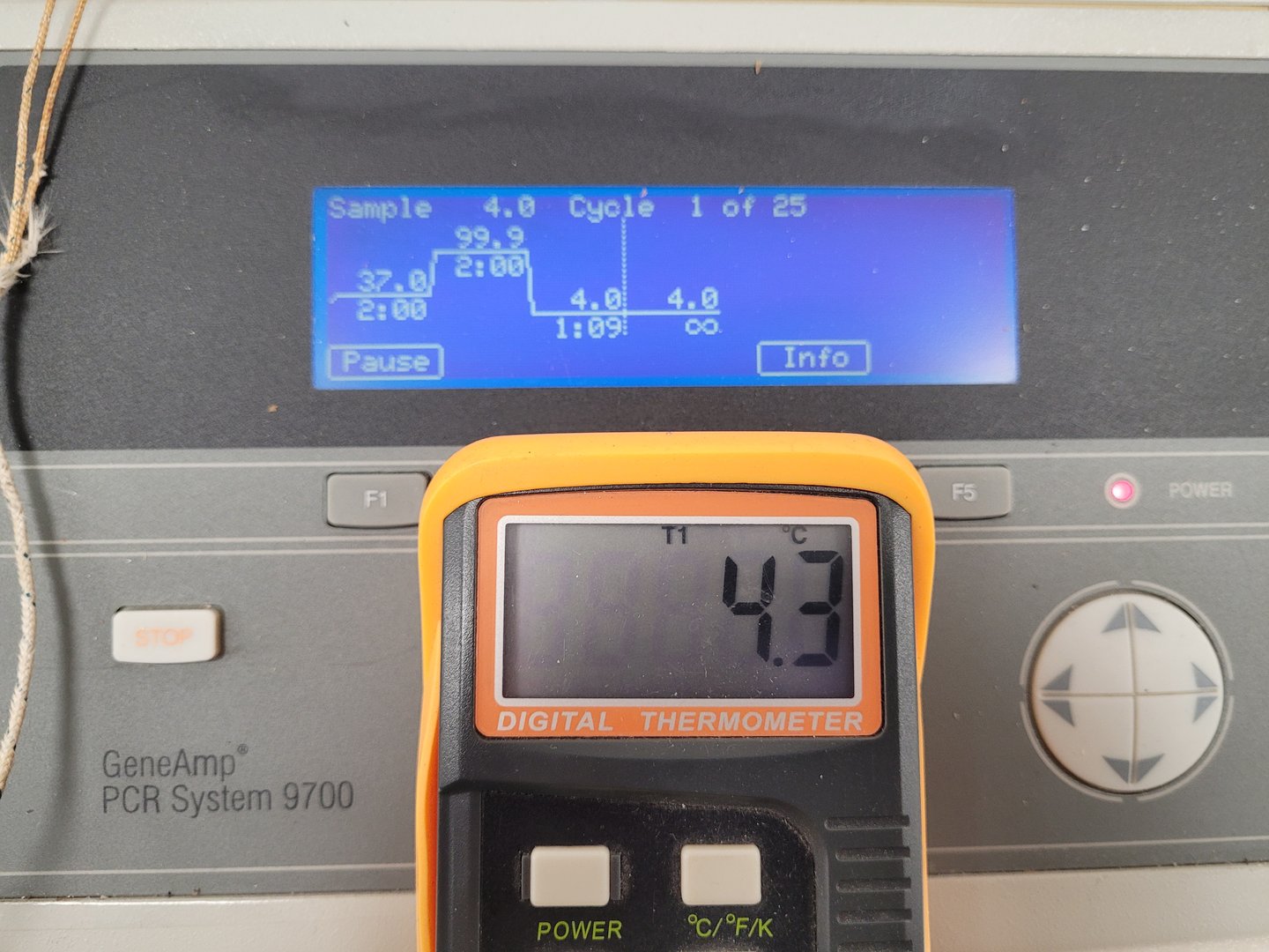Image of Applied Biosystems GeneAmp PCR System 9700 Thermal Cycler 96 x 0.2ml  Lab