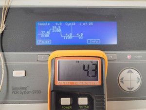 Thumbnail image of Applied Biosystems GeneAmp PCR System 9700 Thermal Cycler 96 x 0.2ml  Lab