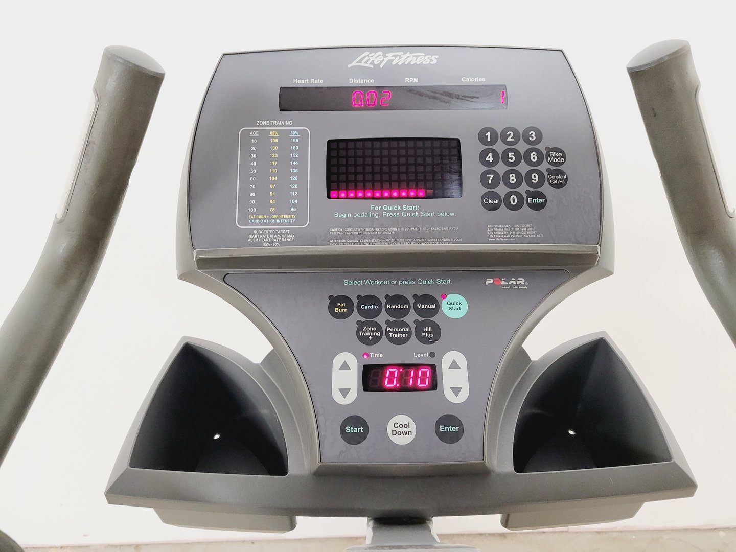 Image of Life Fitness 95ci Upright Cycle Exercise Bike