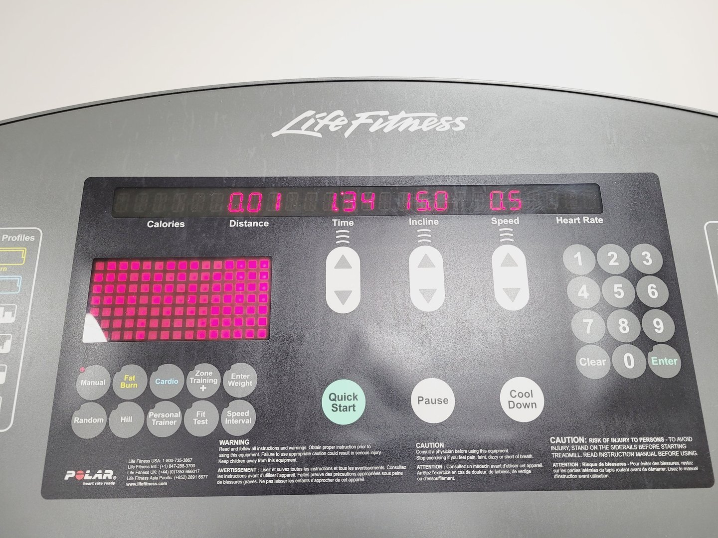 Image of Life Fitness 95Ti Commercial Gym Treadmill