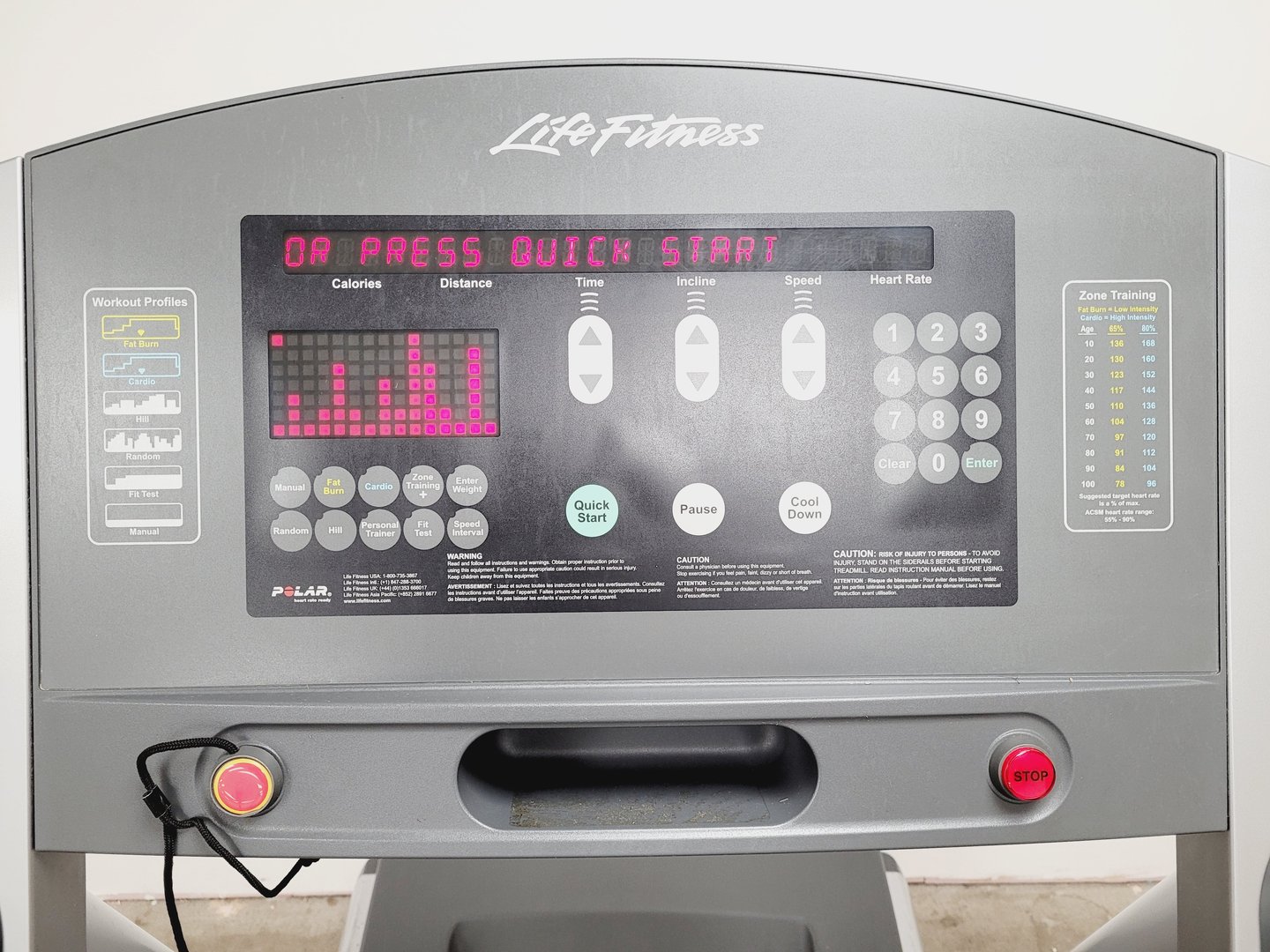 Image of Life Fitness 95Ti Commercial Gym Treadmill