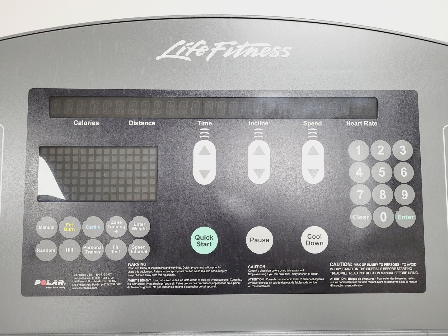 Image of Life Fitness 95Ti Commercial Gym Treadmill