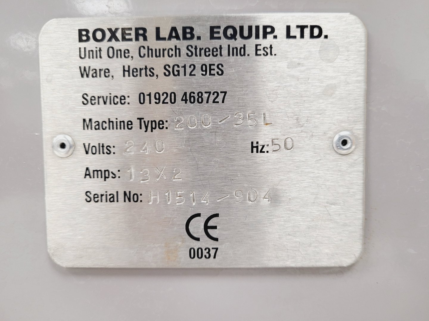 Image of Boxer 200/35L Laboratory Benchtop Autoclave Lab