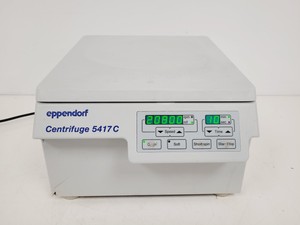 Thumbnail image of Eppendorf 5417C Benchtop Centrifuge with Aerosoltight GE 035 11/01 Rotor Lab