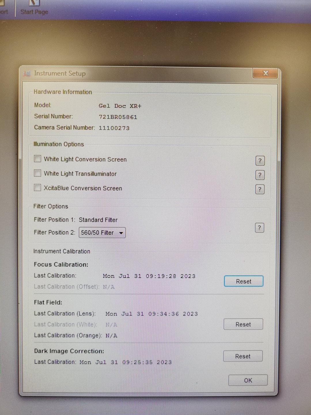 Image of Bio-Rad Molecular Imager Gel Doc XR+ Imaging System Lab