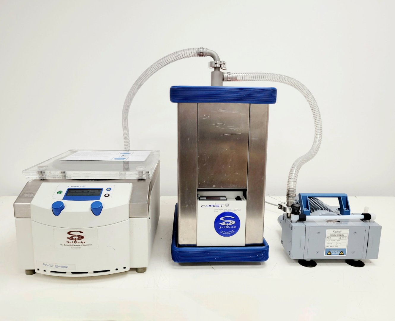 Chrust Lab Device Christ Rotations Vacuum Concentrator System RVC 2-25 CT 02-50 Lab