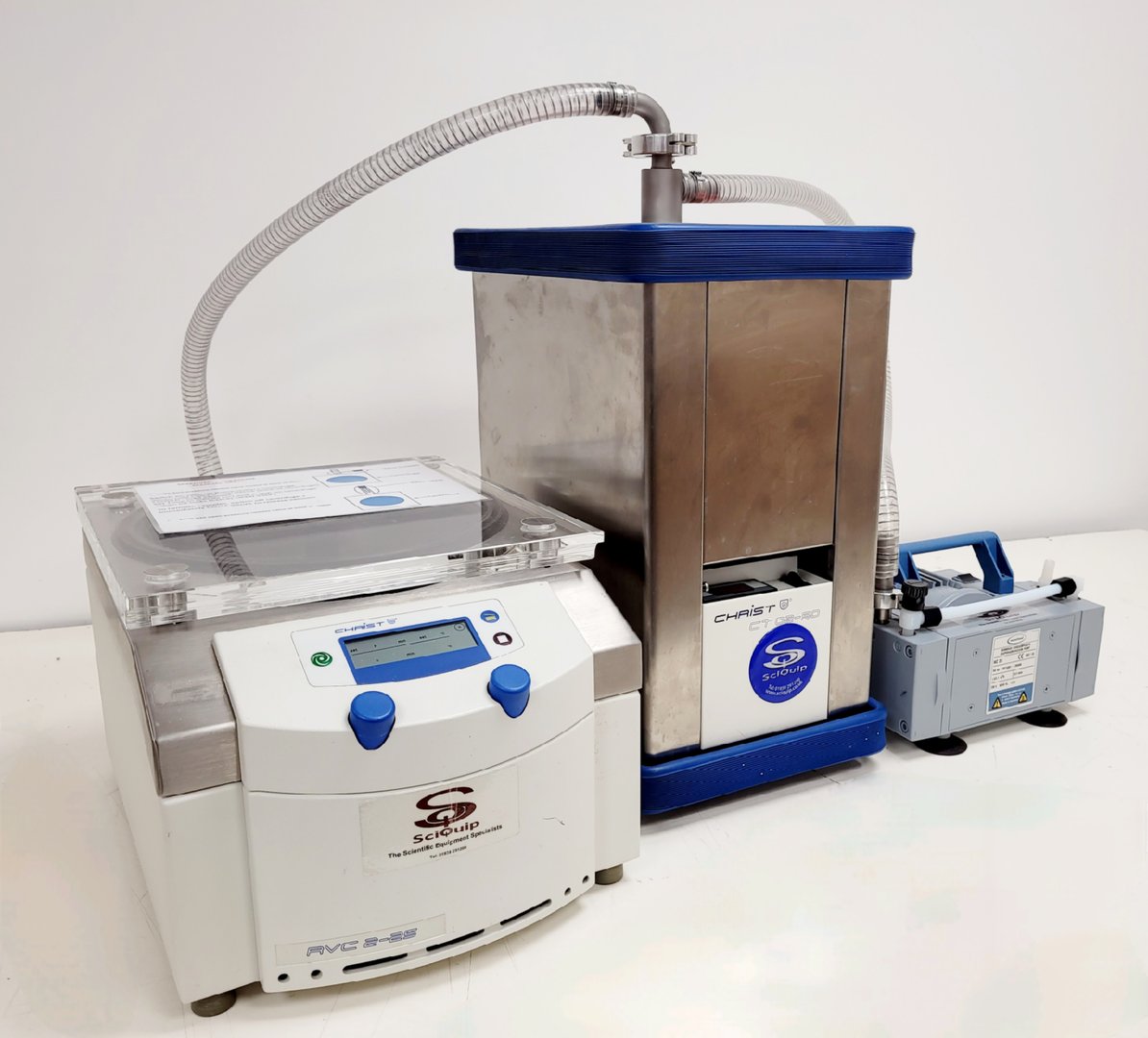 Chrust Lab Device Christ Rotations Vacuum Concentrator System RVC 2-25 CT 02-50 Lab