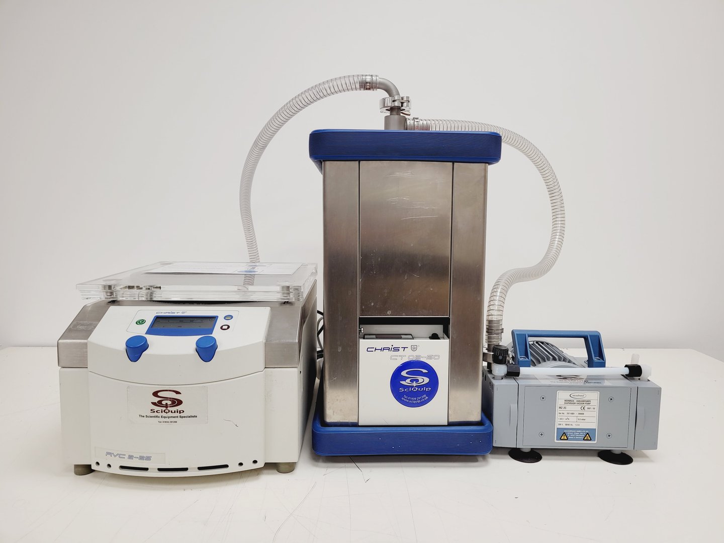Chrust Lab Device Christ Rotations Vacuum Concentrator System RVC 2-25 CT 02-50 Lab