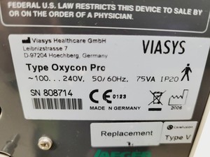 Thumbnail image of Viasys Jaeger Oxycon Pro