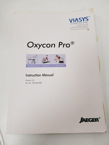 Thumbnail image of Viasys Jaeger Oxycon Pro