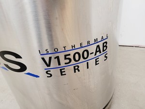 Thumbnail image of CBS Isothermal V1500-AB Series Liquid Nitrogen Tank with 2301 Series Ctrl Lab