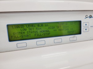 Thumbnail image of CBS Isothermal V1500-AB Series Liquid Nitrogen Tank with 2301 Series Ctrl Lab