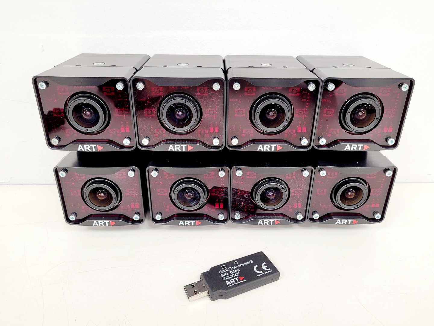 Image of ART Advanced Realtime Tracking 8 x Trackpack/E Motion Capture Tracking Cameras 