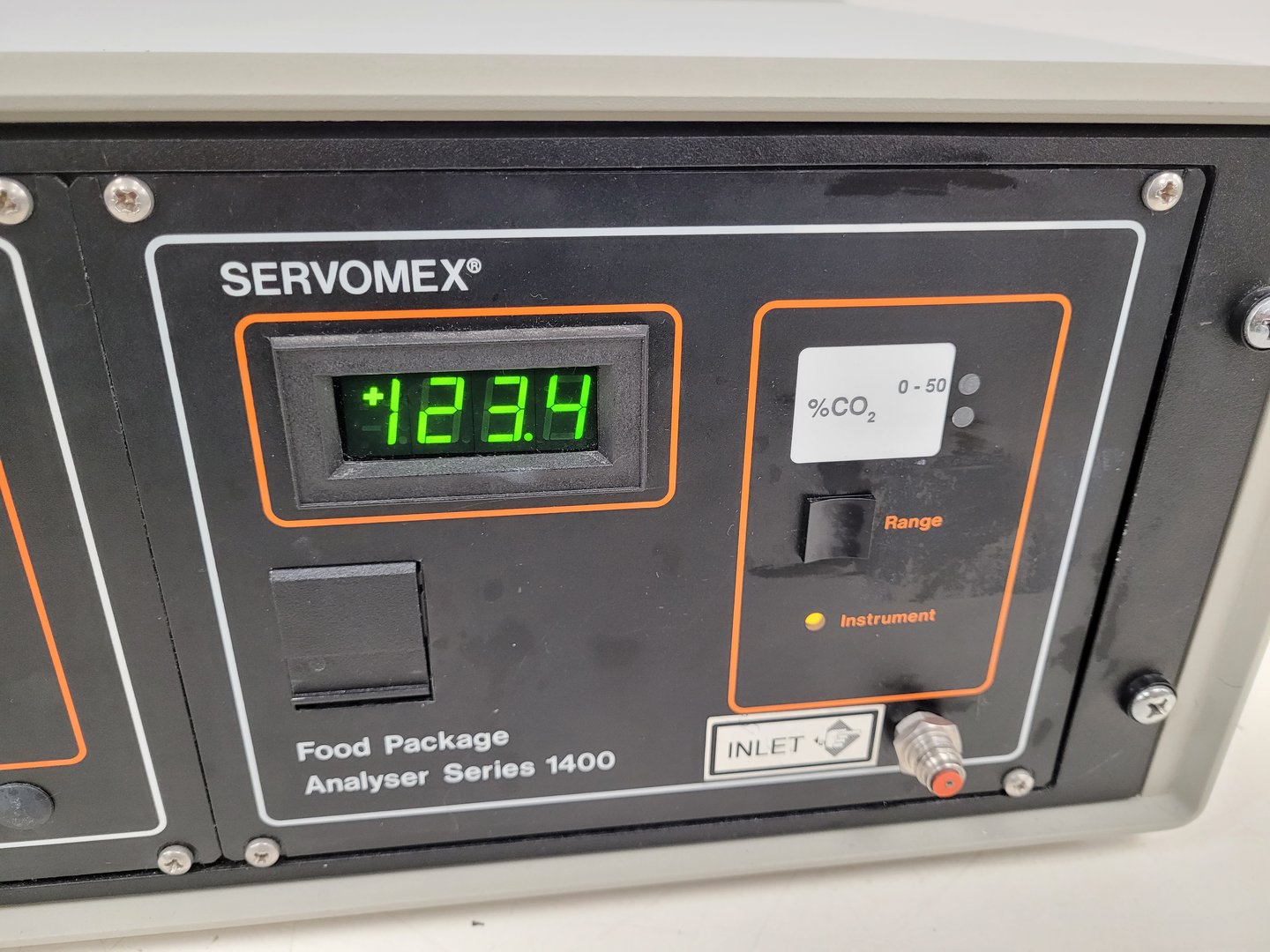 Image of Servomex Food Package Analyser Series 1400 Twin Double Unit Lab