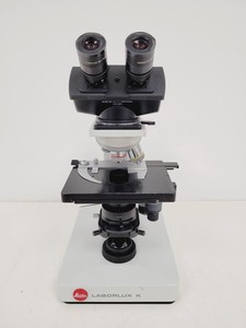 Thumbnail image of Leitz Laborlux K Binocular Microscope Type: 020-435.036 w/ 4 x Objectives Lab