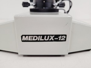 Thumbnail image of Kyowa Medilux-12 Binocular Microscope  No. 813319 w/ 4 x Objectives Lab