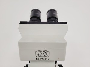 Thumbnail image of Kyowa Medilux-12 Binocular Microscope  No. 813319 w/ 4 x Objectives Lab