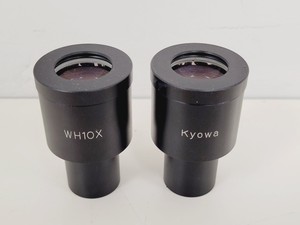 Thumbnail image of Kyowa Medilux-12 Binocular Microscope  No. 813319 w/ 4 x Objectives Lab