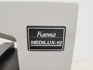 Thumbnail image of Kyowa Medilux-12 Binocular Microscope  No. 813319 w/ 4 x Objectives Lab