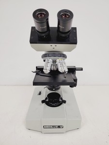 Thumbnail image of Kyowa Medilux-12 Binocular Microscope with 4 x Objectives Lab