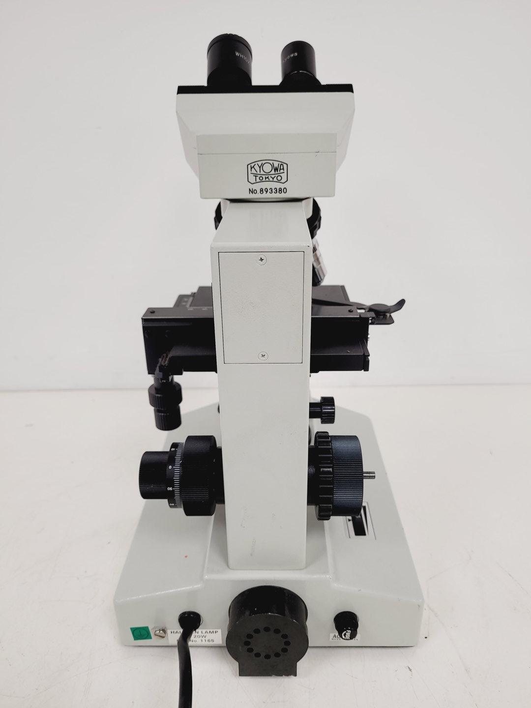 Image of Kyowa Medilux-12 Binocular Compound Microscope w/ 4 x Objectives Lab