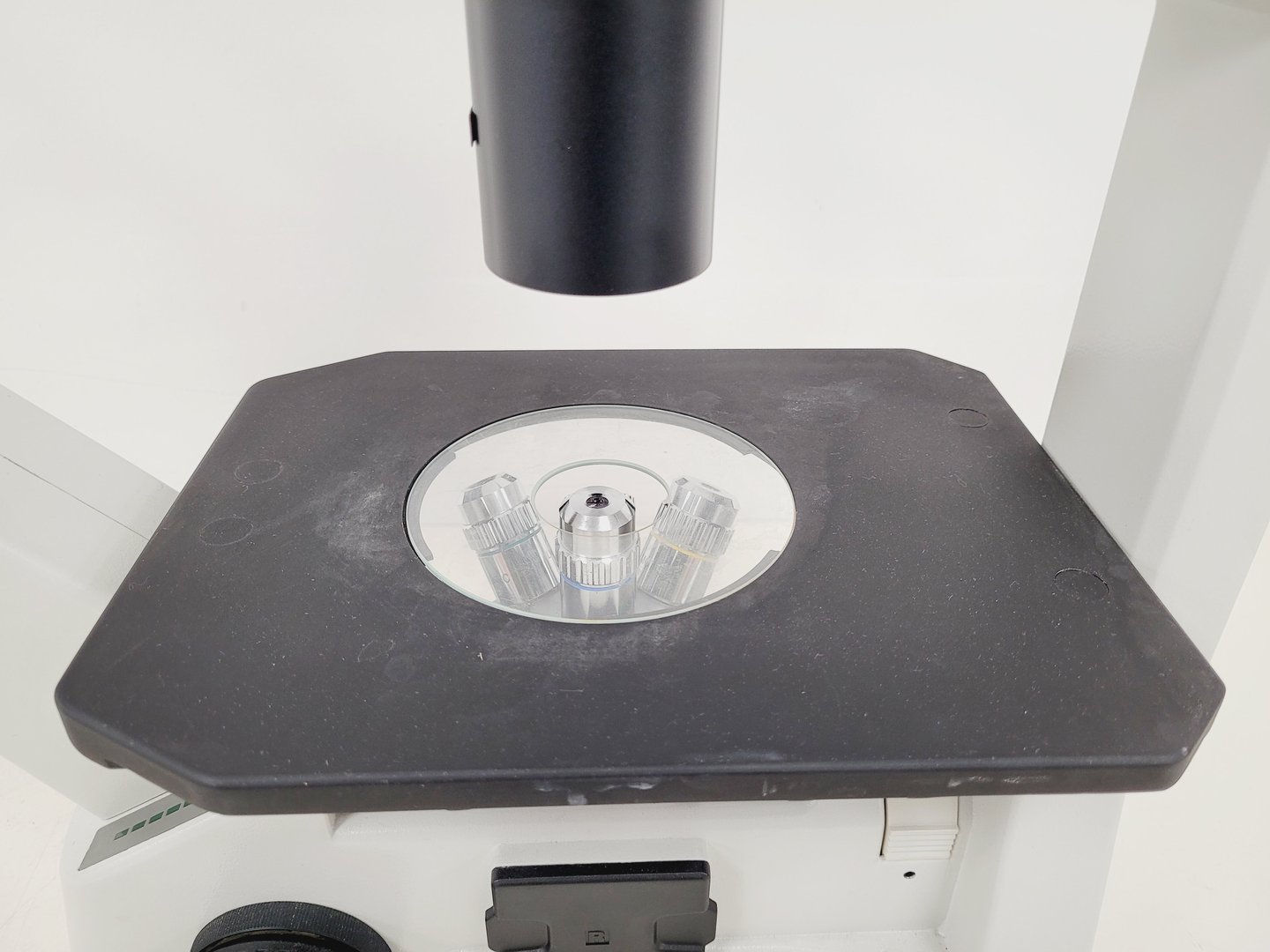 Image of Motic AE21 Series Inverted Trinocular Microscope with 4 x Objectives Lab